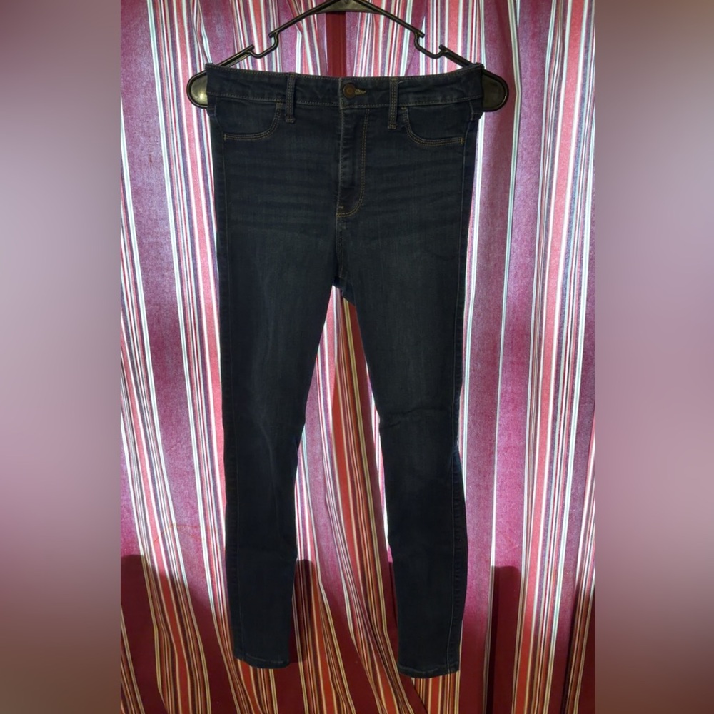 Hollister Women’s Deep Blue Skinny Jeans/Jeggings